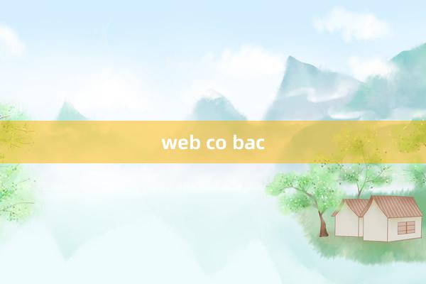 web co bac